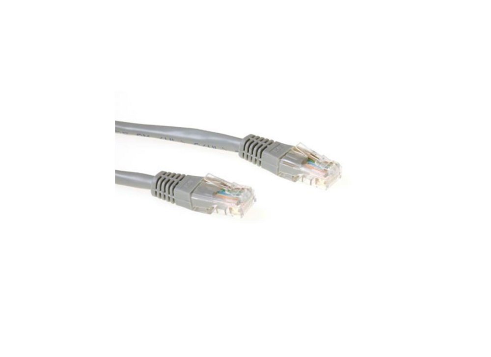 ACT netwerkkabel | Cat5e | U/UTP (UTP) | 2 m | Grijs - Matmuis - Matmuis